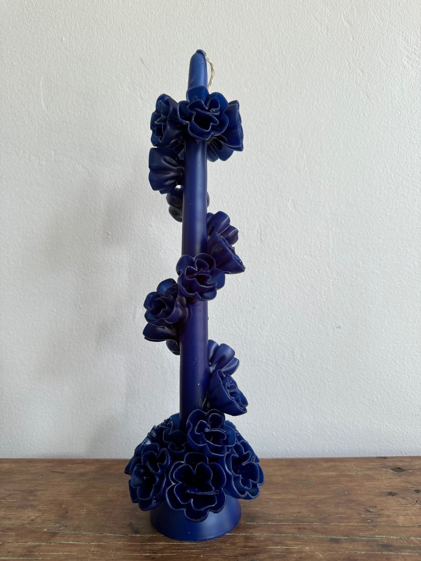 Floral Serpent Candle- Ink - Cometa Home