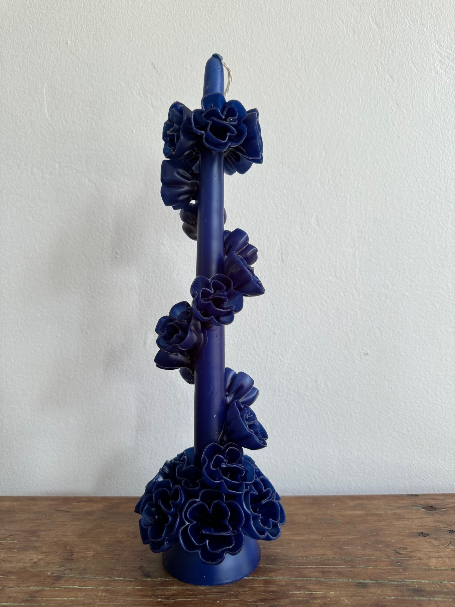 Floral Serpent Candle- Ink - Cometa Home